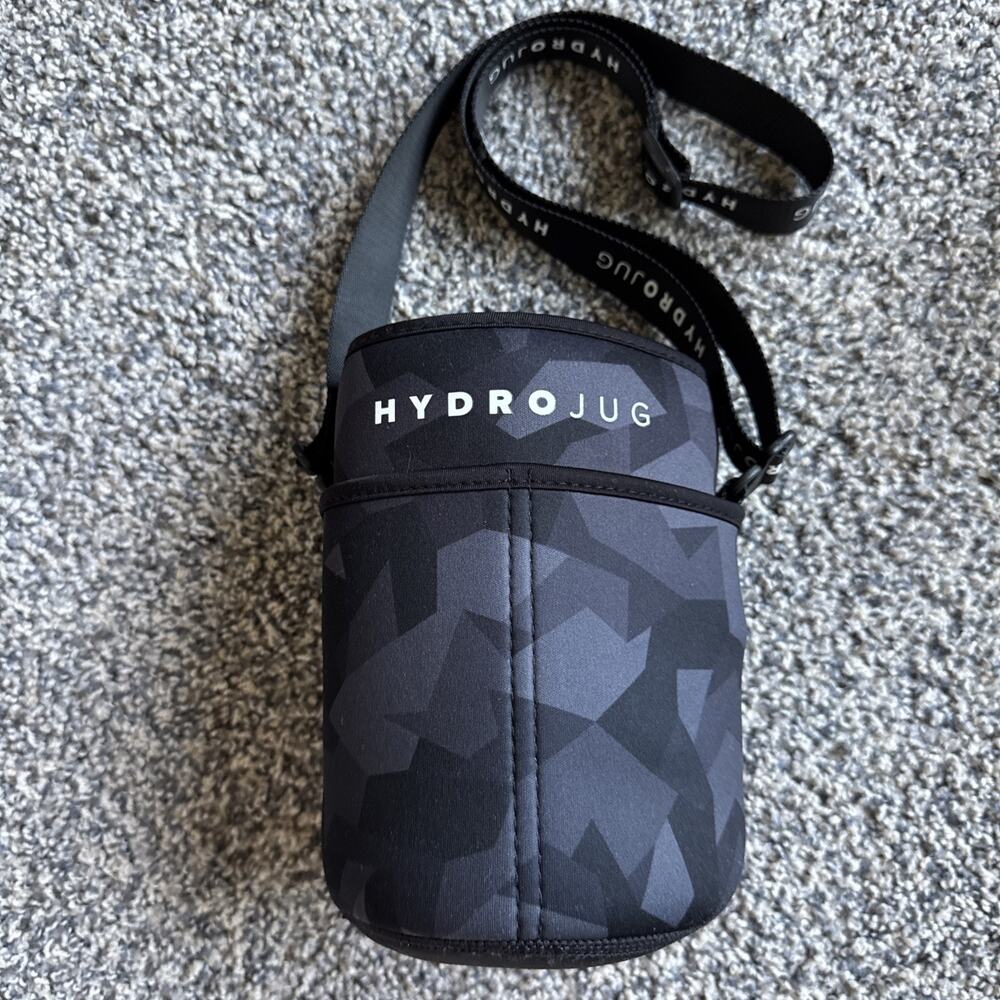 HYDROJUG Pro Sleeve Cover Sling Black Marble Neoprene Gym Fitness Water Storage